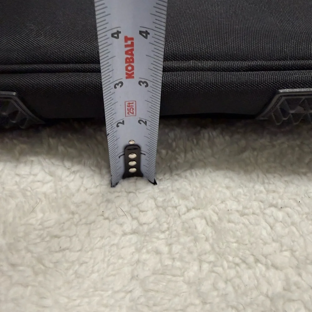 Vtg deadstock Targus Laptop Briefcase Y2K Office Core Minimalist Tech Bag Strap